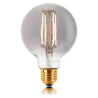 Лампа светодиодная филаментная Ретро Sun Lumen Smokey G95 Е27 220В 4Вт 2200К картинка 